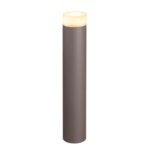 Парковый светильник ЛЕД Candela 7190/10GL Odeon Light уличный IP65 коричневый на 1 лампу, плафон бежевый в стиле хай-тек ЛЕД фото 4 Парковый светильник ЛЕД Candela 7190/10GL Odeon Light уличный IP65 коричневый на 1 лампу, плафон бежевый в стиле хай-тек ЛЕД фото 4