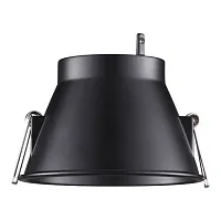 358196 Melang Плафон к артикулу 358194 Novotech чёрный на 1 , основание чёрное в стиле хай-тек современный 