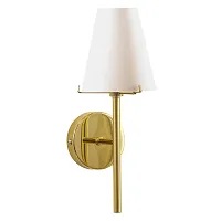 Бра Daiafano 758612 Lightstar белый 1 лампа, основание золотое жёлтое в стиле модерн 