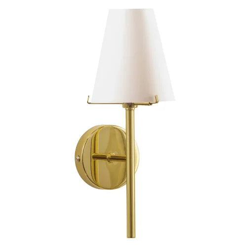Бра Daiafano 758612 Lightstar белый на 1 лампа, основание золотое жёлтое в стиле современный 