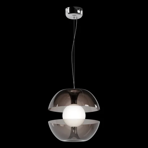 Светильник подвесной LED Rebel MOD322PL-L6B3K Maytoni серый 1 лампа, основание хром в стиле современный  фото 2