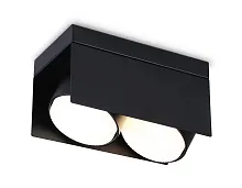Светильник накладной TN70847 Ambrella light чёрный 2 лампы, основание чёрное в стиле хай-тек современный круглый