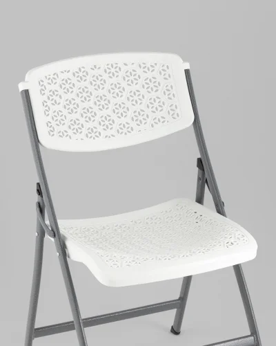Стул складной банкетный COMB, белый УТ000040168 Stool Group, белый/, ножки/металл/серый, размеры - *820***540*490 фото 3