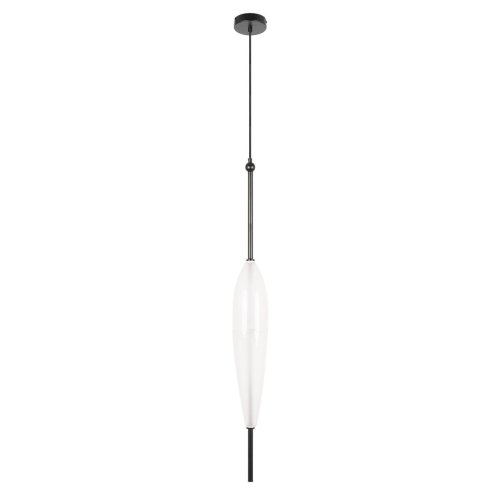 Светильник подвесной LED Venice 10223/C White LOFT IT белый 1 лампа, основание чёрное в стиле современный 