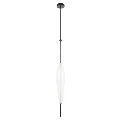 Светильник подвесной LED Venice 10223/C White LOFT IT белый на 1 лампу, основание чёрное в стиле современный 