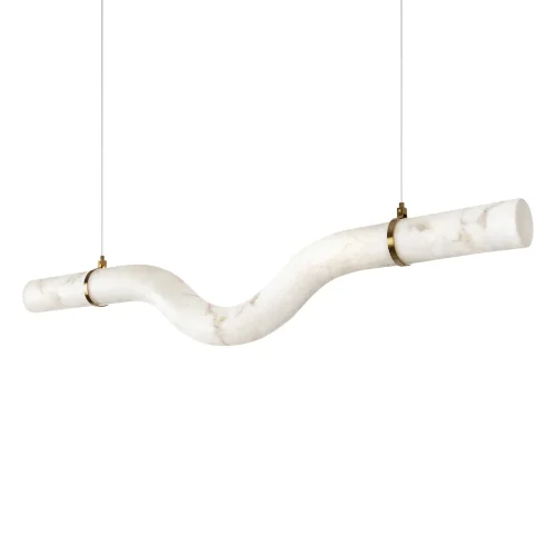 Светильник подвесной ЛЕД Либерти / Liberty acrylic 10551A LOFT IT бежевый на 1 лампу, основание бронзовое в стиле современный фото 5