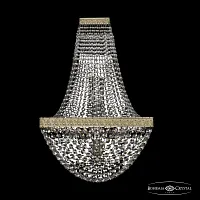 Бра 19322B/H2/35IV Pa Bohemia Ivele Crystal прозрачный 4 лампы, основание бронзовое патина в стиле классический sp