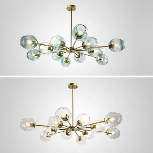 Люстра на штанге MARINE D85 Black/Transparent 193750-26 ImperiumLoft прозрачная на 8 ламп, основание чёрное в стиле современный фото 8 Люстра на штанге MARINE D85 Black/Transparent 193750-26 ImperiumLoft прозрачная на 8 ламп, основание чёрное в стиле современный фото 8