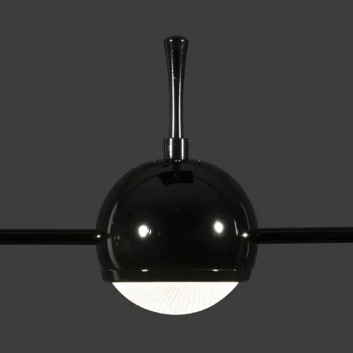 Светильник подвесной LED Nuance 8140-C LOFT IT чёрный 1 лампа, основание чёрное в стиле лофт минимализм  фото 6