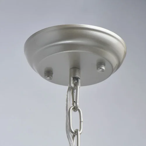 Люстра подвесная Альгеро 285011408 MW-Light прозрачная на 8 ламп, основание серебряное в стиле классический  фото 11