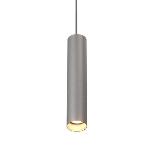 Светильник подвесной V4640-2/1S Vitaluce серый 1 лампа, основание бронзовое в стиле арт-деко трубочки фото 2