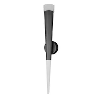Бра LED Sabik A6010AP-1BK Arte Lamp белый на 1 лампу, основание чёрное в стиле современный 