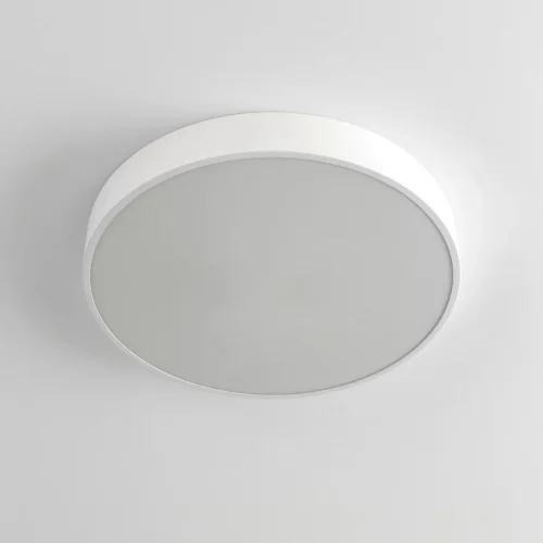 Светильник потолочный LED RGB с пультом Купер CL72470G0 Citilux белый 1 лампа, основание белое в стиле современный хай-тек минимализм с пультом фото 2