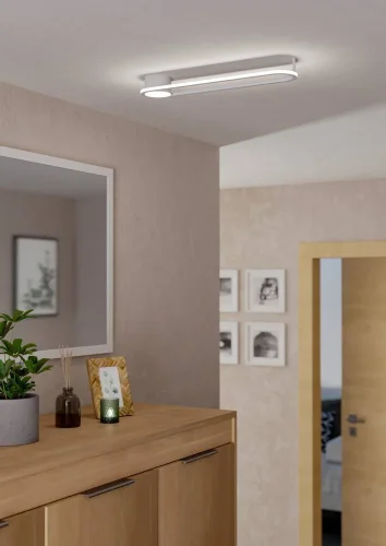 Светильник потолочный LED Collecorvino 902152 Eglo белый на 1 лампу, основание белое в стиле современный хай-тек фото 3 Светильник потолочный LED Collecorvino 902152 Eglo белый на 1 лампу, основание белое в стиле современный хай-тек фото 3