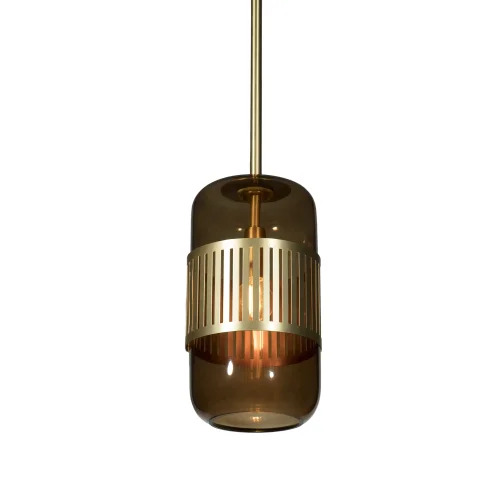 Светильник подвесной Hudson 10098P LOFT IT янтарный 1 лампа, основание золотое в стиле современный  фото 4