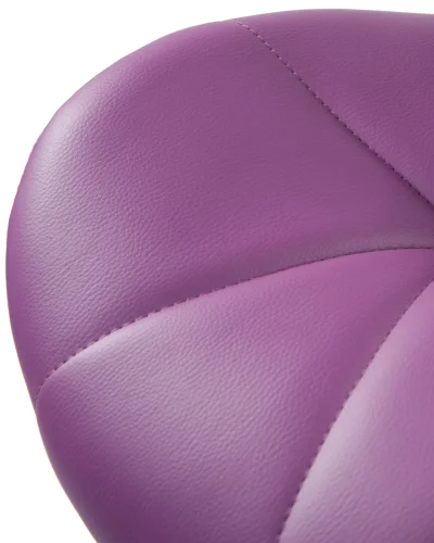 Стул барный 5022-LM BARNY,  цвет сиденья фиолетовый, цвет основания хром Dobrin, фиолетовый/экокожа, ножки/металл/хром, размеры - 890*1100***460*540 фото 8