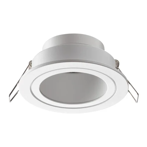 Светильник точечный Morus 370999 Novotech белый на 1 лампу, основание белое в стиле современный хай-тек круглый фото 8