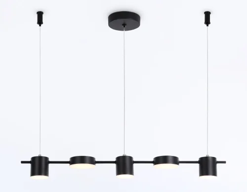 Светильник подвесной LED FL51681 Ambrella light чёрный 1 лампа, основание чёрное в стиле современный хай-тек  фото 4