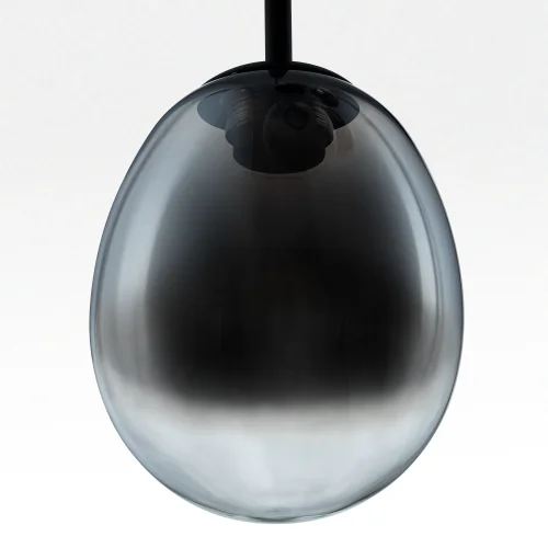 Светильник подвесной LED Signature CL247023 Citilux чёрный дымчатый на 1 лампу, основание чёрное в стиле современный каскад фото 5