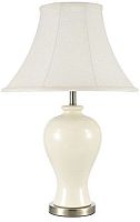 Настольная лампа Gianni E 4.1 LG Arti Lampadari белая 1 лампа, основание белое керамика в стиле классический прованс 