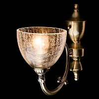 Бра Аманда 481021401 MW-Light прозрачный 1 лампа, основание античное бронза в стиле классический 