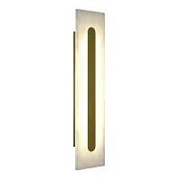 Бра LED Geom SL6139.231.01 ST-Luce белый на 1 лампу, основание золотое в стиле современный 