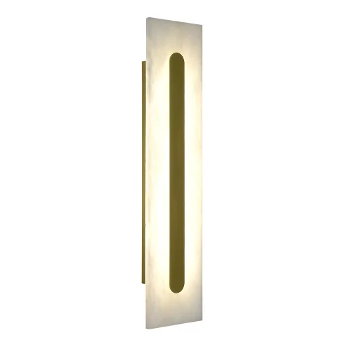 Бра LED Geom SL6139.231.01 ST-Luce белый на 1 лампу, основание золотое в стиле современный 