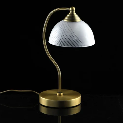Настольная лампа Афродита 317035101 MW-Light белая 1 лампа, основание латунь металл в стиле классический  фото 3