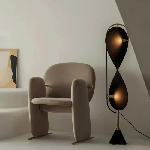 Торшер RAMBLAS Black 212114-23 ImperiumLoft чёрный на 2 лампы, основание чёрное в стиле современный фото 12