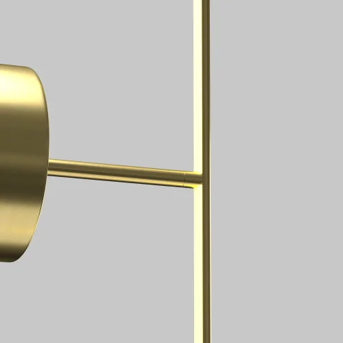 Бра LED Elegant C084WL-L18BS2.7K Maytoni латунь на 1 лампу, основание латунь в стиле современный хай-тек отражённый свет фото 2