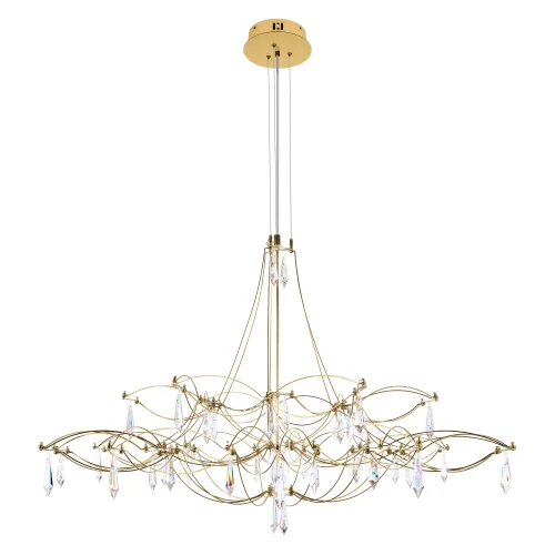Люстра подвесная ЛЕД Мира / Mira 10590/1000 Gold Asfour LOFT IT прозрачная на 1 лампу, основание золотое в стиле арт-деко капли Люстра подвесная ЛЕД Мира / Mira 10590/1000 Gold Asfour LOFT IT прозрачная на 1 лампу, основание золотое в стиле арт-деко капли