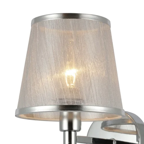 Бра Adorna 2855-1W F-promo серебряный на 1 лампа, основание хром в стиле классический  фото 3