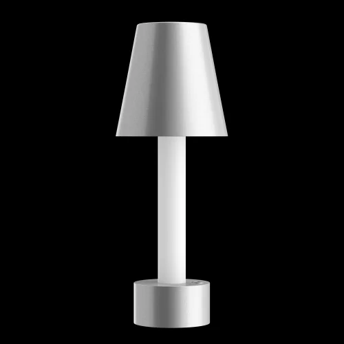 Настольная лампа LED Tet-a-tet MOD104TL-3AGR3K Maytoni серая 1 лампа, основание серое металл в стиле современный  фото 2