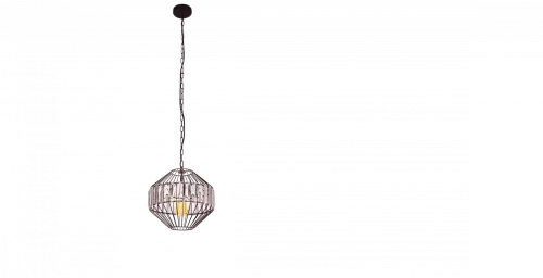 Светильник подвесной лофт INDUSTRIAL 1821.1 Lucia Tucci чёрный 1 лампа, основание чёрное в стиле лофт 