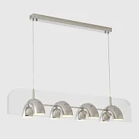 Светильник подвесной ЛЕД ELEMENT SP48W LED CHROME Crystal Lux белый на 1 лампу, основание хром в стиле лофт линейный