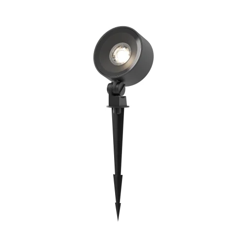 Ландшафтный светильник LED Core O495FL-L25B3K Maytoni уличный IP65 чёрный на 1 лампу, плафон чёрный в стиле современный хай-тек LED