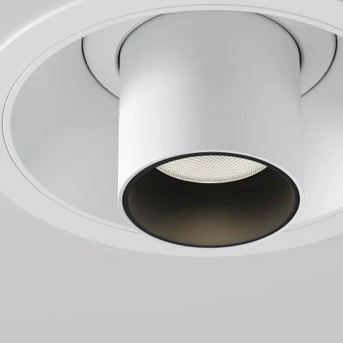 Светильник точечный LED Focus T C140RS-L300-7W4K-W Maytoni белый на 1 лампу, основание белое в стиле современный хай-тек трубочки фото 2