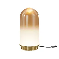 Настольная лампа LED MOD488TL-L8BS3K Fable Maytoni янтарная на 1 лампу, основание латунь металл в стиле современный Настольная лампа LED MOD488TL-L8BS3K Fable Maytoni янтарная на 1 лампу, основание латунь металл в стиле современный