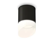 Светильник накладной Techno spot XS6302066 Ambrella light белый 1 лампа, основание чёрное в стиле модерн круглый