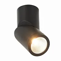 Светильник накладной LED St650 ST650.432.10 ST-Luce чёрный 1 лампа, основание чёрное в стиле хай-тек круглый