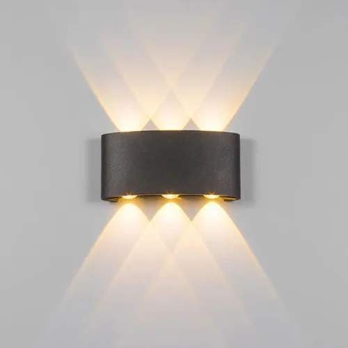 Бра LED Madina V1891-WL Moderli чёрный на 1 лампа, основание чёрное в стиле современный 