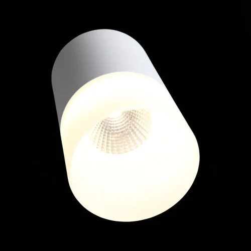 Светильник накладной LED ST100.502.10 ST-Luce белый на 1 лампу, основание белое в стиле хай-тек круглый фото 2