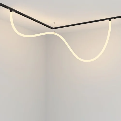 Трековый светильник подвесной LED Magnetic track system Exility Tau TR101-2-50W3K-B Maytoni белый для шинопроводов серии Magnetic track system Exility белый фото 4
