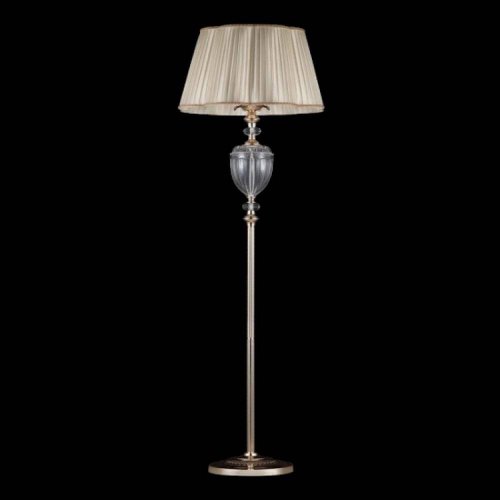 Торшер напольный  AVENUE PT Crystal Lux  бежевый 1 лампа, основание бронзовое в стиле классический
