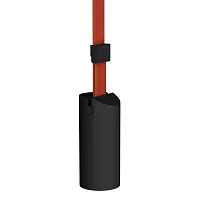 Крепление-противовес для напольного монтажа Band ST411.409.01 ST-Luce чёрный в стиле хай-тек для светильников серии Band band - текстильная
