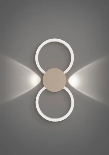 Бра LED Venticello 902127 Eglo бежевый на 1 лампу, основание бежевое в стиле современный хай-тек фото 7