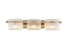 Бра 4533/A gold Newport прозрачный 3 лампы, основание золотое в стиле американский современный классический 