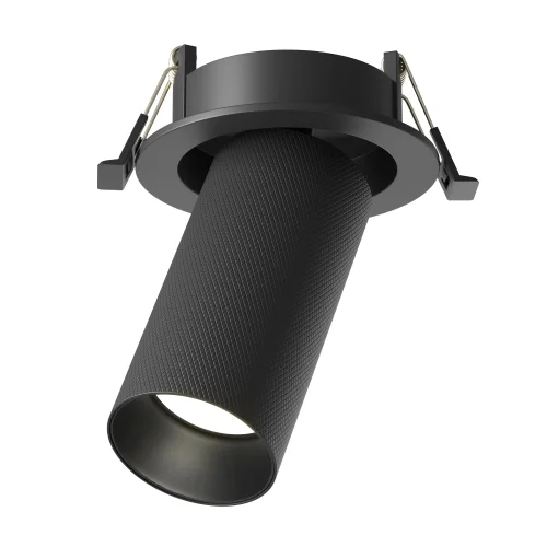 Светильник точечный Artisan C081CL-01-GU10-B Maytoni чёрный 1 , основание чёрное в стиле современный хай-тек трубочки
