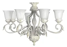Люстра подвесная Penna E 1.1.8.500 C Dio D'Arte белая на 8 ламп, основание бежевое в стиле классический 