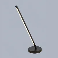 Настольная лампа LED LARGO LG9W BLACK Crystal Lux чёрная 1 лампа, основание чёрное металл в стиле современный 